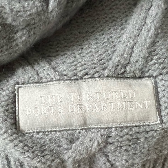 Taylor Swift TTPD Official Cardigan📖📓🖤 - Picture 2 of 3